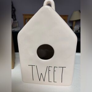 Tweet Rae Dunn Birdhouse Decor